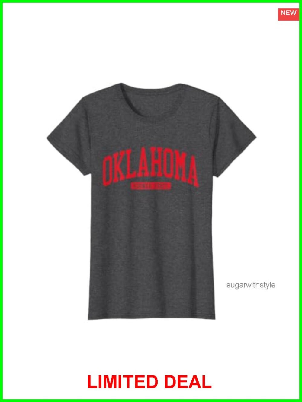 Oklahoma College University Style T-Shirt